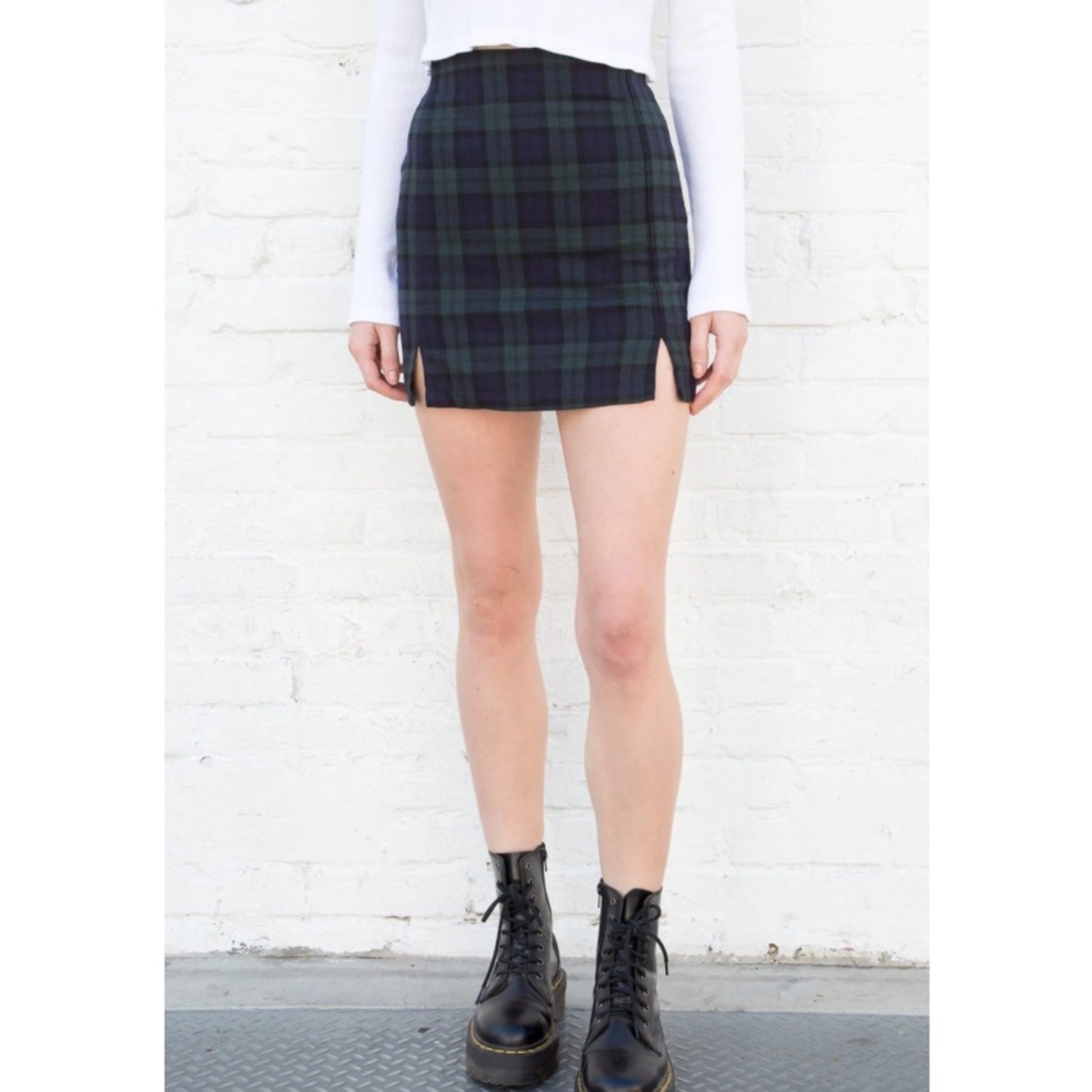 Brandy Melville Plaid Mini Skirt